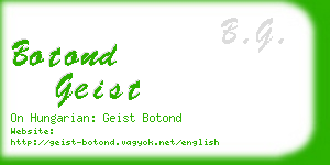 botond geist business card